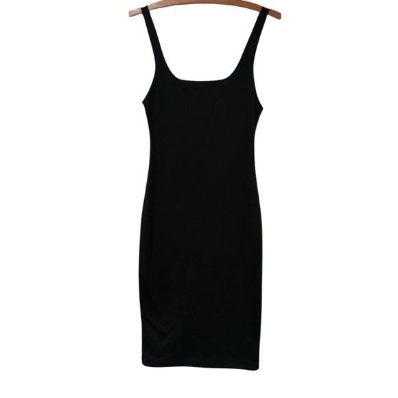 Zara Trafaluc Black Midi Bodycon Dress Sleeveless Stretch Women’s M - Picture 2 of 6
